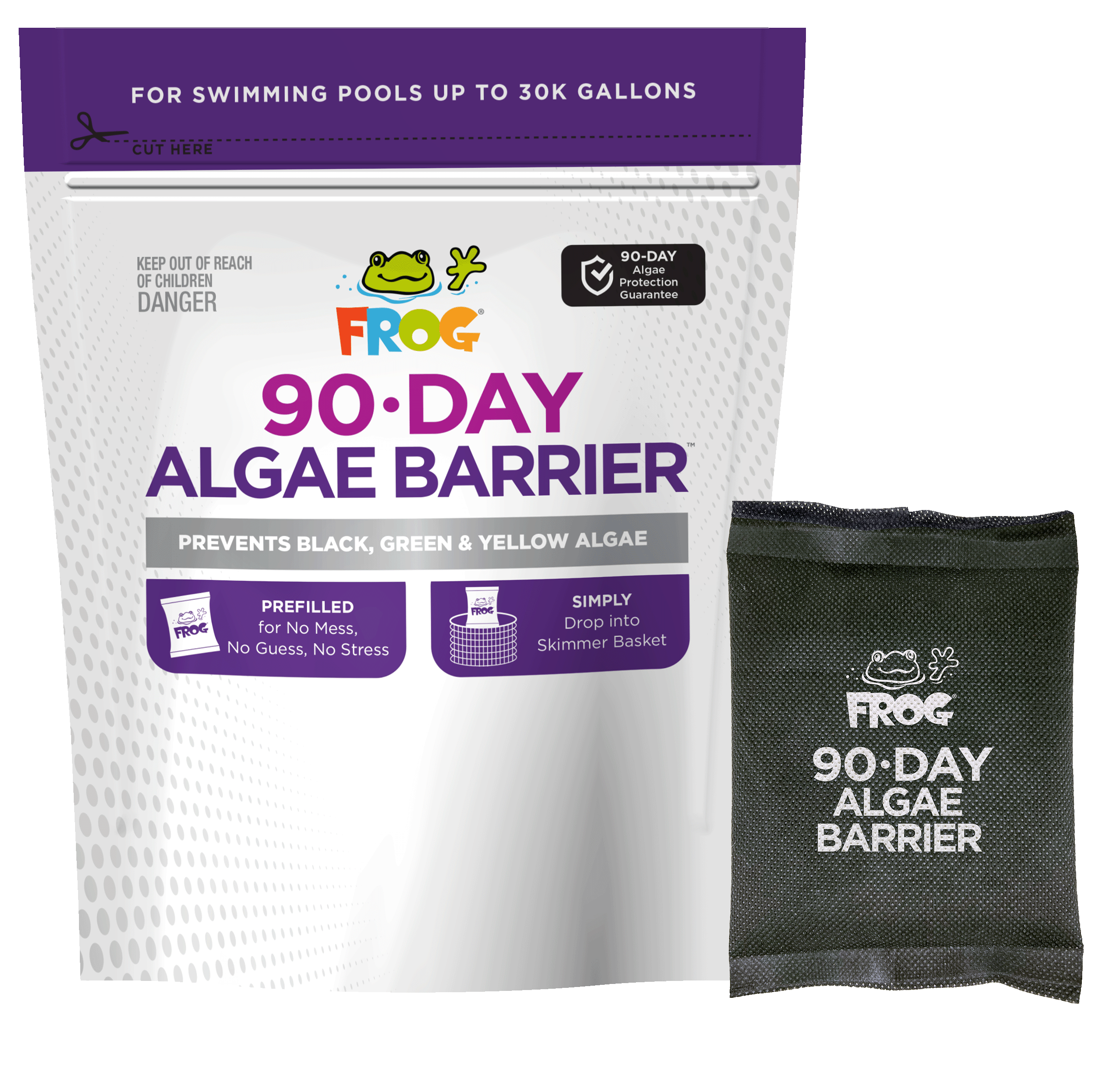 FROG® 90-Day Algae Barrier™ package with Pod