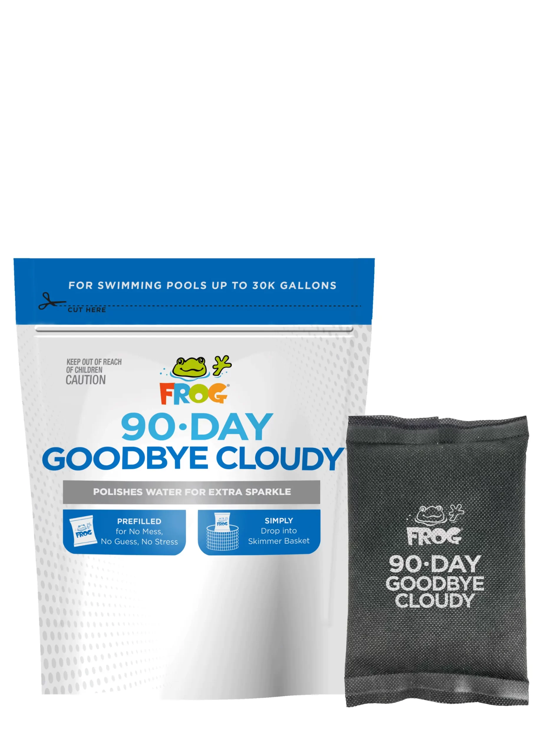 FROG® 90-Day GoodBye Cloudy™ A Brilliant Idea: Prevent Cloudy Water for 90 Days!