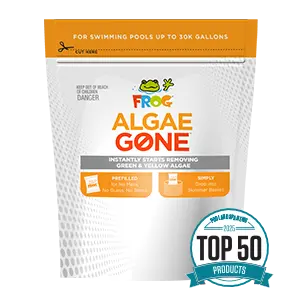 FROG Algae Gone for Pools up to 30,000 Gallons – prefilled pod kills green and yellow algae